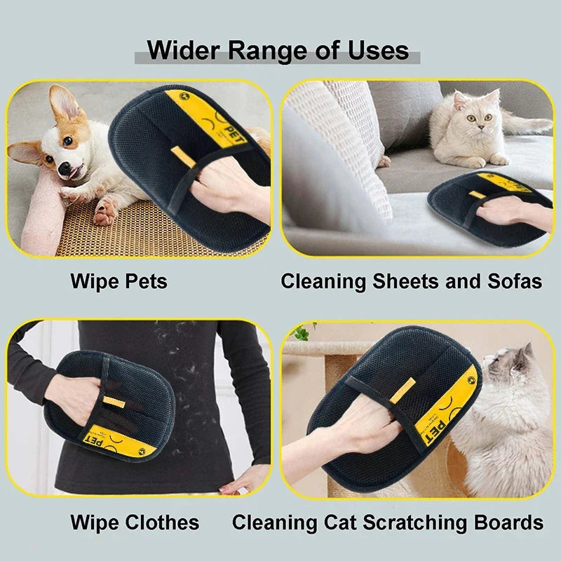 Guantes Mágicos Quitapelos de Mascotas