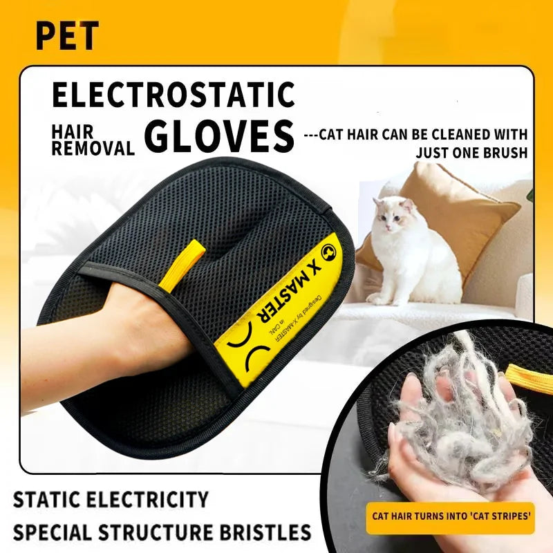 Guantes Mágicos Quitapelos de Mascotas